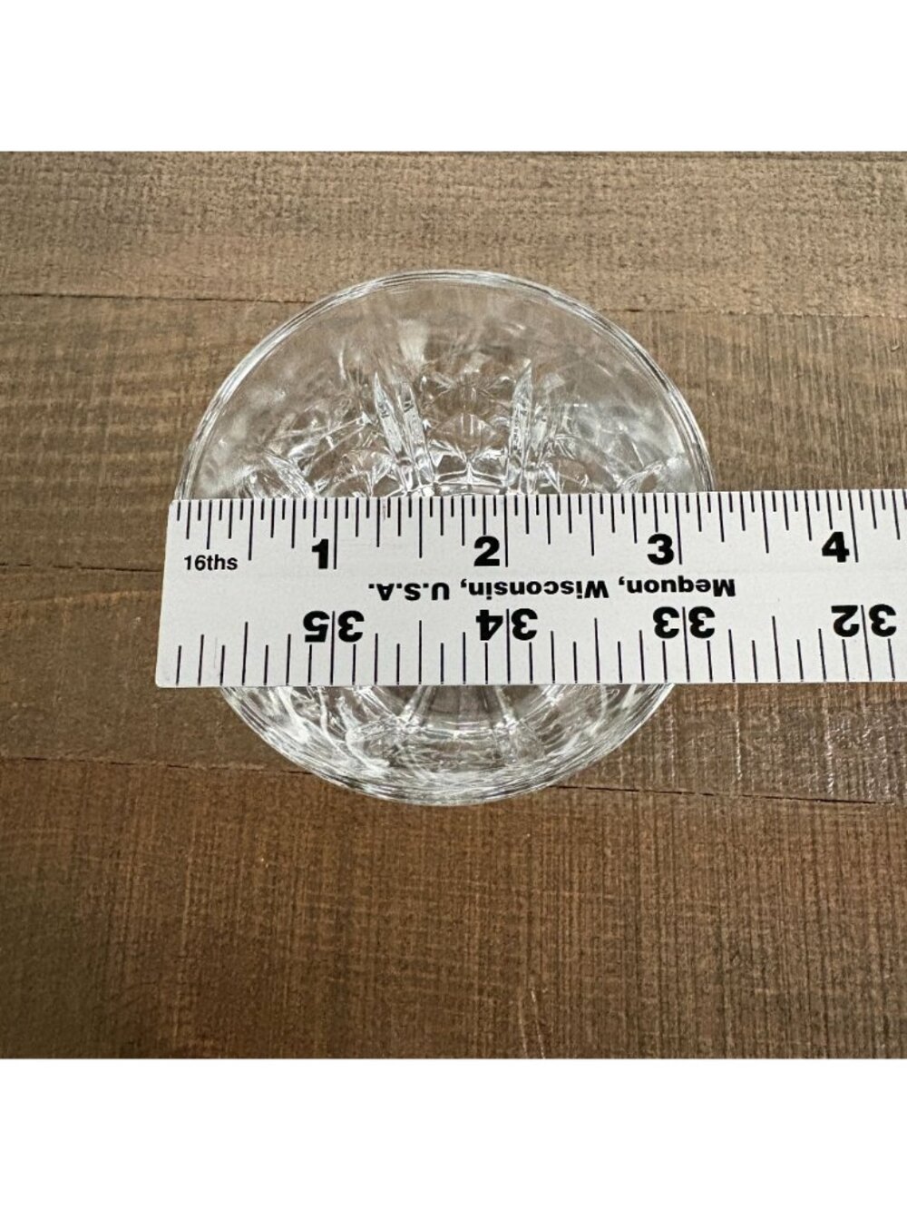 Crown Royal Whiskey Rocks Glass Set of 2 Starburst Base Etched Logo Italy - Picture 8 of 8